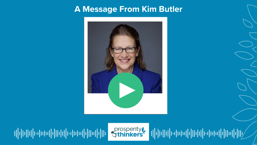 The Prosperity Podcast artwork with Kim Butler